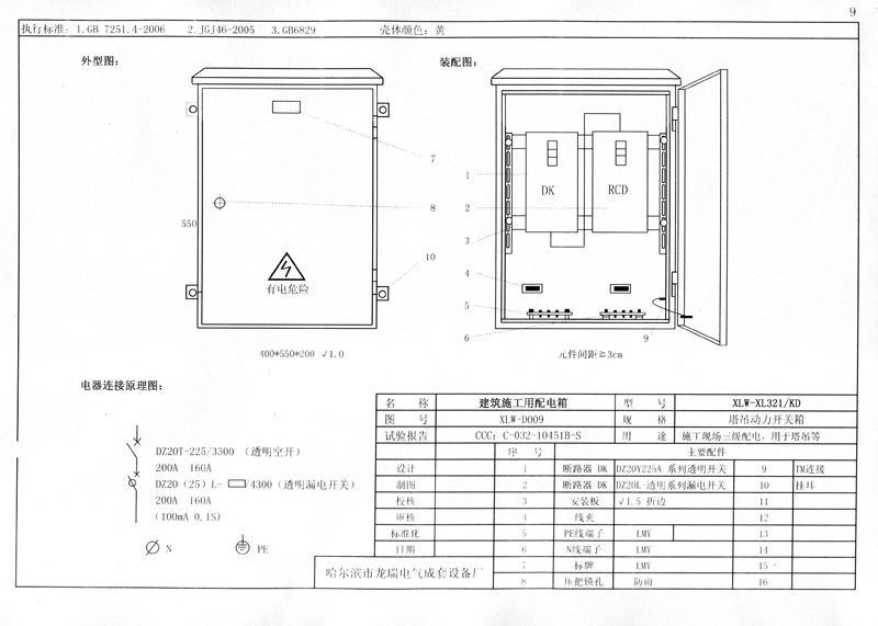 較完整的施工現場臨時用電配電箱(機柜)標準化配置圖集！