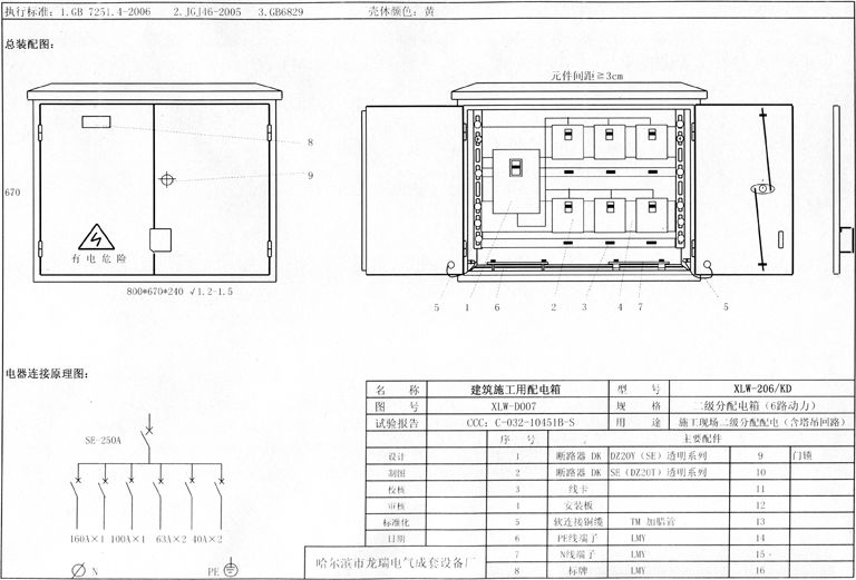 標準化示例|如何配置施工現場臨時用電配電箱(機柜)？