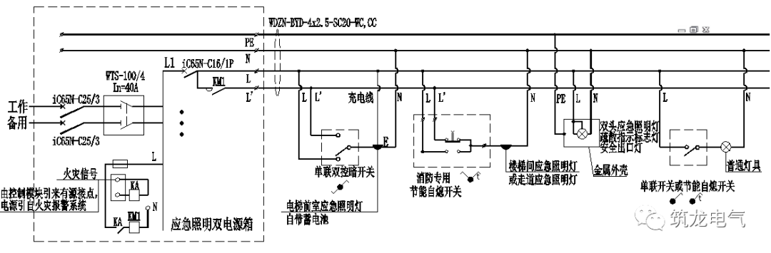 教你畫(huà)應(yīng)急照明配電箱系統(tǒng)圖！